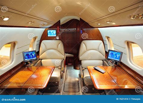 Interior Of Jet Airplane Stock Images - Image: 7621414