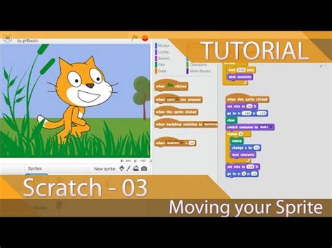 Learn Scratch Tutorial 03 Moving Your Sprite Mind Luster