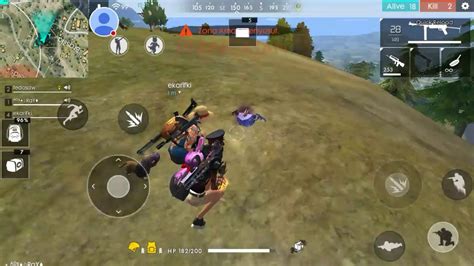 Random Ranked FREE FIRE Ketemu Temen Kok Kaya Gini Di Akhir Match