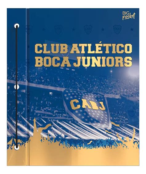 Carpeta Escolar Tapas N Boca Juniors Ppr Big Pocket Distribuidora