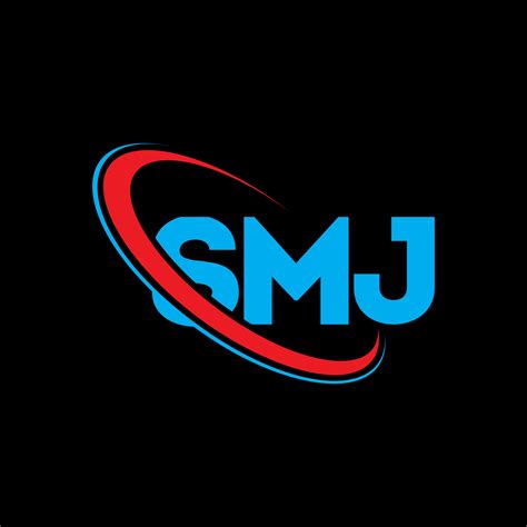 SMJ logo. SMJ letter. SMJ letter logo design. Initials SMJ logo linked ...