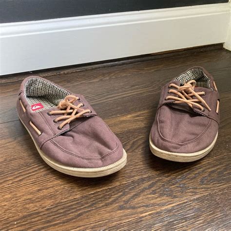 Quiksilver Shoes Quicksilver Slipon Shoes Brown Mens Loafer Boat