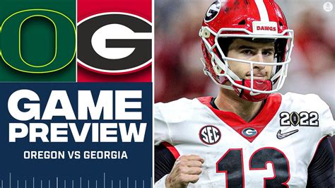 College Football Week 1 Oregon Vs Georgia Preview Ou Expert Pick