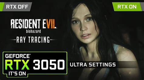 RTX 3050 Resident Evil 7 Ray Tracing Update Max Settings Test