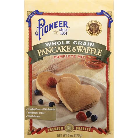 Pioneer Pancake And Waffle Complete Mix Whole Grain 6 Oz Delivery Or Pickup Near Me Instacart