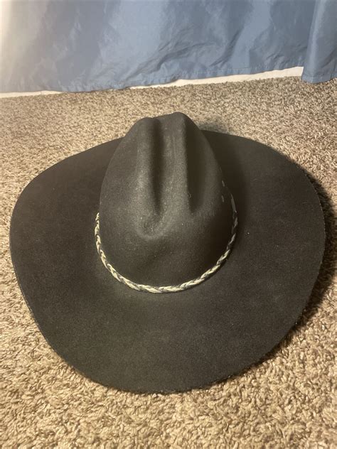 Stallion By Stetson Black Cowboy Hat Xx Premium Wool Gem