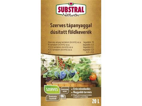 Szerves tápanyaggal dúsított földkeverék 20 liter vásárlása OBI