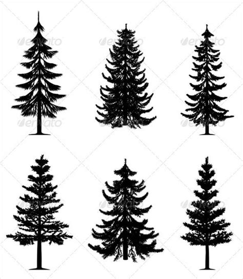 Tree Line Silhouette Vector at Vectorified.com | Collection of Tree ...