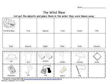 The Wind Blew- Worksheet by Lindsay Merritt | TPT