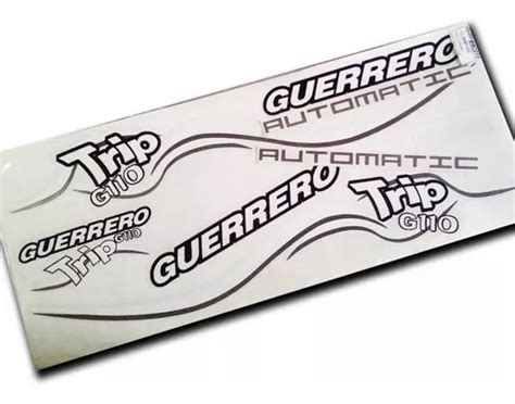 Kit De Calcos Original Guerrero Trip G G Tuning En Venta En