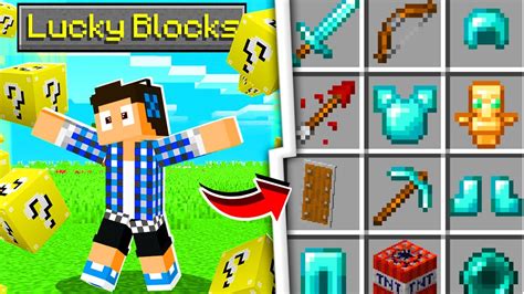 Ganhamos Os Melhores Itens A Queda De Lucky Blocks Do C U No