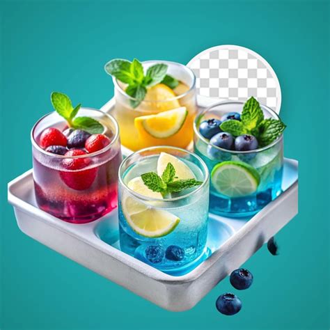 Premium Psd Refreshing Drink On Table Cloth