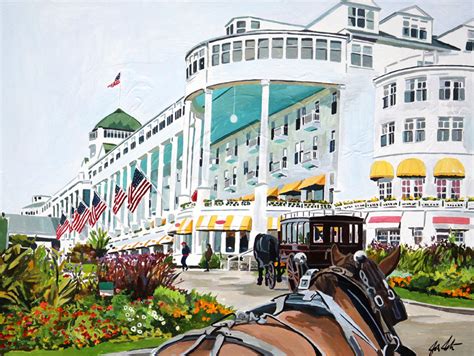 Approaching The Grand Hotel- Mackinac Island