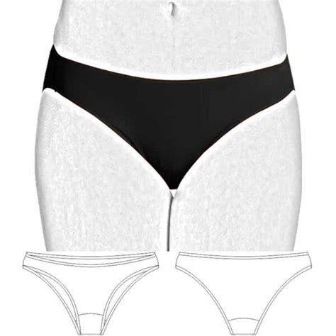 PANTY BIKINI Ref 1204 Patrones Confecciones Cursos Online De Costura Academia ALAMODA