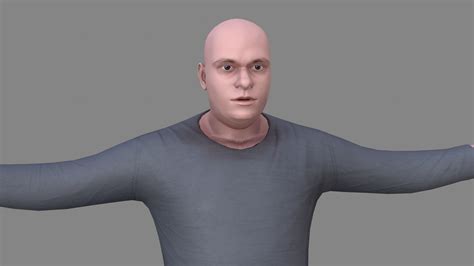 人类男性角色 3D模型 7 3ds dae fbx obj unknown stl x blend Free3D