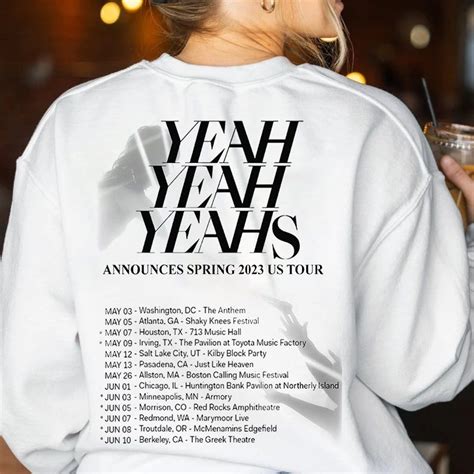 Yeah Yeah Yeahs Band Spring 2023 US Tour Dates Merch Yeah Yeah Yeahs ...