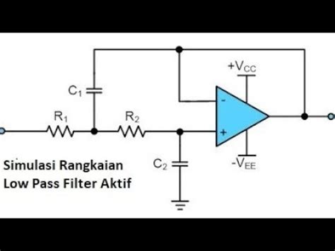 Simulasi Rangkaian Low Pass Filter Aktif Dengan Menggunakan IC LM741