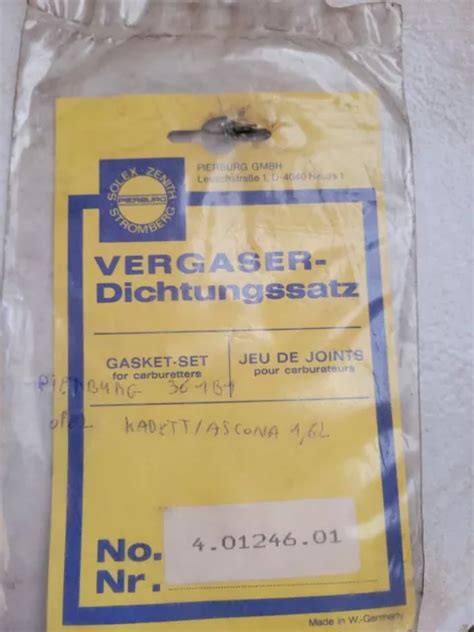 JOINT CARBURATEUR PIERBURG 361B1 OPEL KADETT ASCONA CORSA AUDI 80