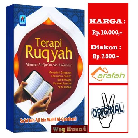 Jual Buku Saku Terapi Ruqyah Menurut Al Quran Dan As Sunnah Shopee