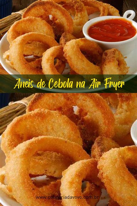 Aprenda Como Fazer Anel De Cebola Na Airfryer Receita Receitas