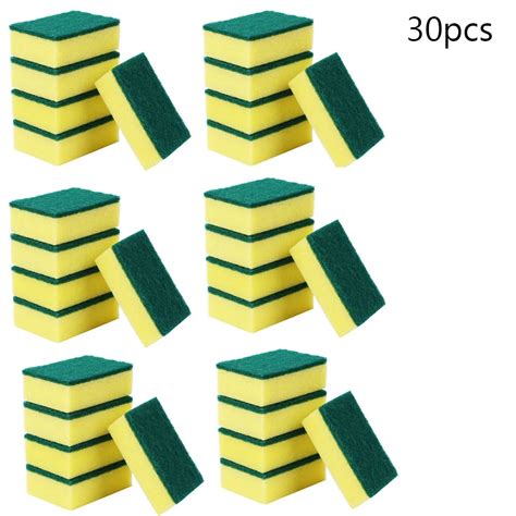 Pcs Double Sided Decontamination Cleaning Dishwashing Sponge Kitchen