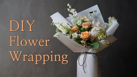 How To Wrap A Flower Bouquet YouTube