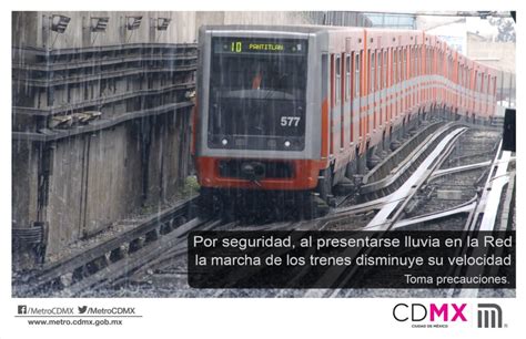 Metro Activa La Marcha De Seguridad Por Lluvias En Cdmx Destacado Mx