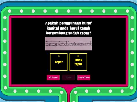 Penggunaan Huruf Kapital Pada Huruf Tegak Bersambung Yang Tepat