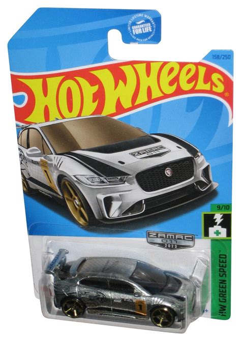 Hot Wheels Hw Green Speed Silver Zamac Jaguar I Pace Etrophy Car