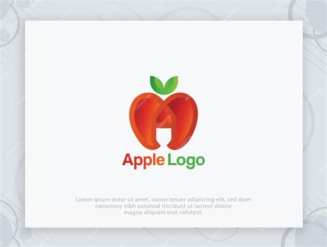 Premium Vector | Apple shop logo design