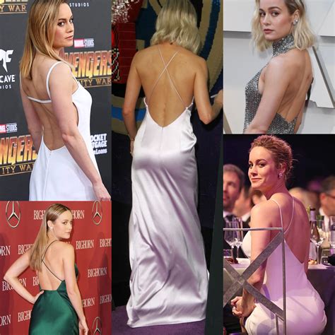 Brie Larson showing off her ass at Avengers premiere, three angles