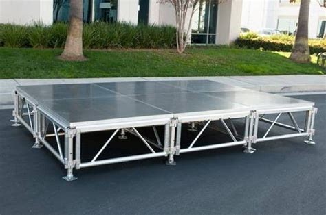 Adjustable Mobile Portable Stage Aluminum Plywood Platform Stage