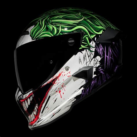 Ruroc Atlas 40 The Joker Full Face Bluetooth Motorcycle Helmet Ruroc