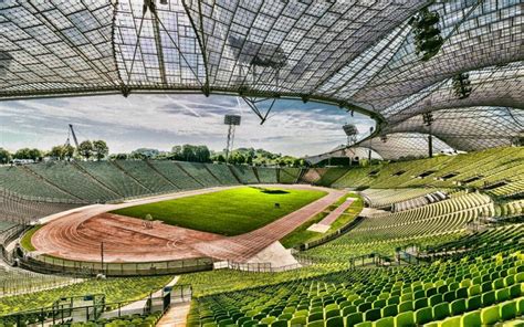 Download Olympiastadion, 4k, Munich Olympic Stadium, inside view ...