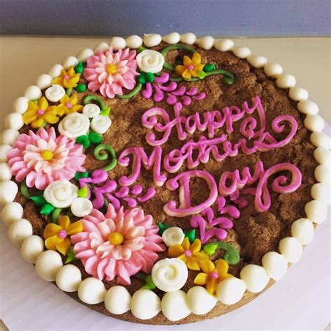 Mothers Day Floral Cookie Cake Hayley Cakes And Cookies Cookie Cake