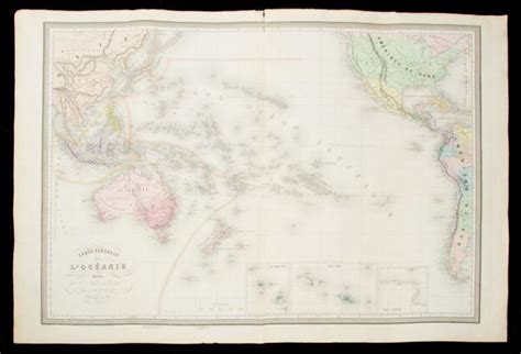 MAP Carte générale de l Océanie by ANDRIVEAU GOUJON Eugene 1832 1897