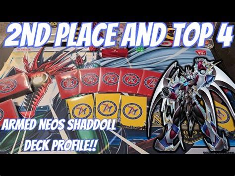 Yu Gi Oh OTS Locals 2nd Place And Top 4 Armed Neos Shaddoll Deck