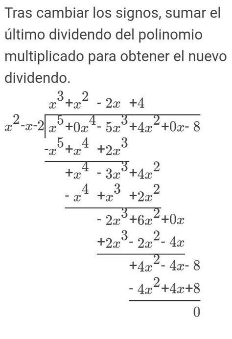 X⁵ 4x² 5x³ 8 Entre X² X 2 Brainly Lat