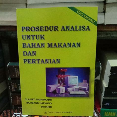 Jual Prosedur Analisa Untuk Bahan Makanan Dan Pertanian Slamet