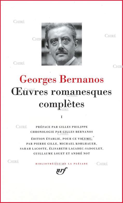 Oeuvres Romanesques Compl Tes T Crit Par Bernanos Georges Chir