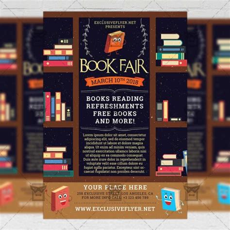 Book Fair - Community A5 Flyer Template | ExclsiveFlyer | Free and Premium PSD Templates