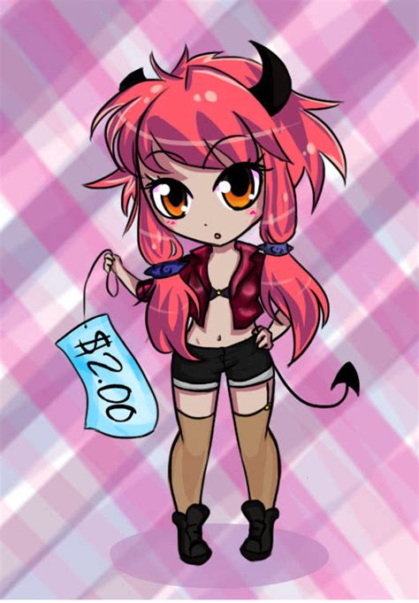 Pink Haired Demon By Kaikai Adopts On Deviantart