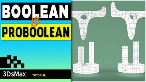 Proboolean Vs Boolean In Dsmax Quick D Youtube