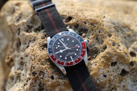 Tudor Original Fabric Strap For Black Bay Gmt 79830rb Millenary Watches