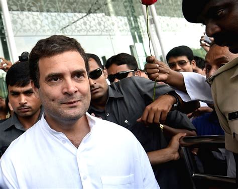 Rahul Gandhi At Lucknow Airport