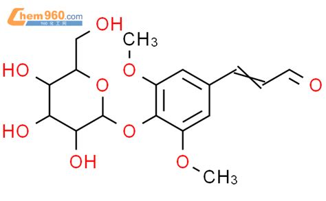 154461 65 1芥子醛葡萄糖苷化学式、结构式、分子式、mol 960化工网