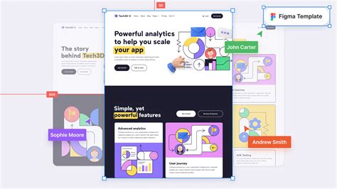 Tech D X Tech Figma Template Free Figma Resource Figma Elements