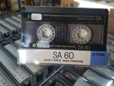 Lot Of 42 Pcs Tdk Sa 60 Cassette Tapes From 1985 W Carry Bag Etsy