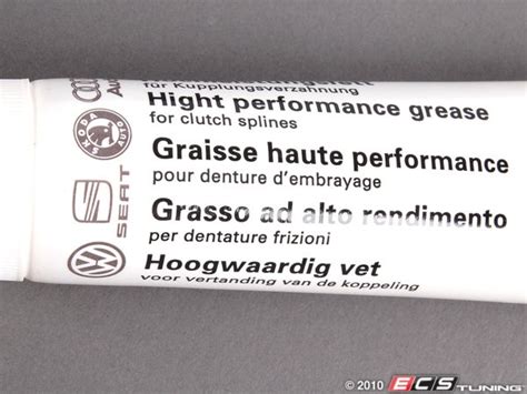 Genuine Volkswagen Audi - G000100 - Clutch Spline Grease
