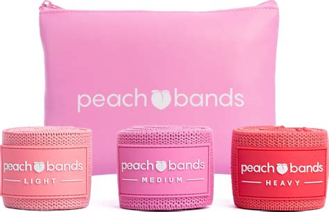 Amazon.com: Peach Bands Hip Band Set - Fabric Resistance Bands ...